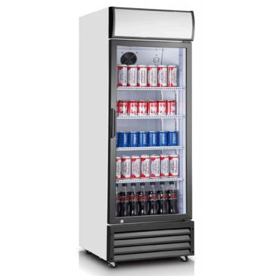 Fã que refrigera o refrigerador de vidro comercial da exposição da loja dos refrigeradores 360L da porta