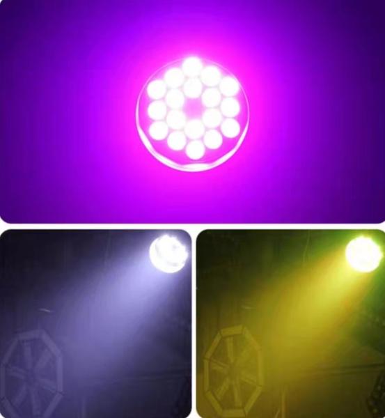 3- LED 18*10W Fluorescent Tube Par Light for Stage Club Party Wedding Stage Equipment