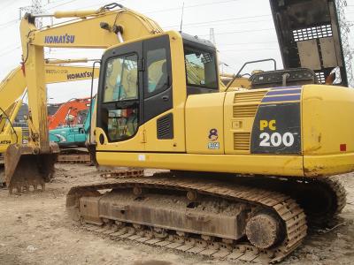 Máquina escavadora PC200 de KOMATSU da mão do japonês segundo - 8, equipamento movente de terra 95% UC