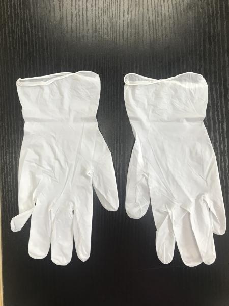 White Latex Free Powder Free Disposable Gloves S - XL Size PVC Material