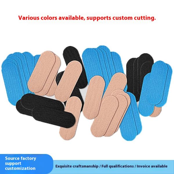 Custom Elastic Fabric Sports Finger Guard Single Sided Adhesive Bowling Thumb Tape with Special Finger Hole Sticker Manufacturer