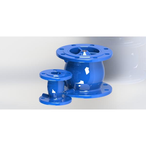 PN25 Pressure Non Slam Check Valve with Ductile Iron Construction and Flange End Connection for Industrial Applications