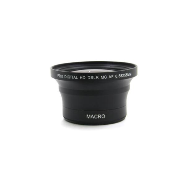0.38X 58Mm High Definition Converter Lens , Professional Camera Lenses