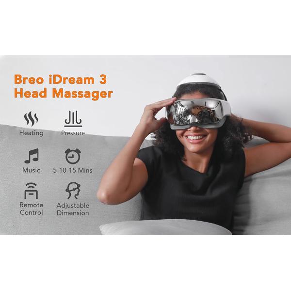 Masseur électrique pour la tête et les yeux facile à utiliser