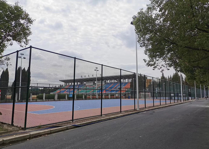 6 Pvc загородки звена цепи ноги 9 гальванизированный датчиком покрыл провод