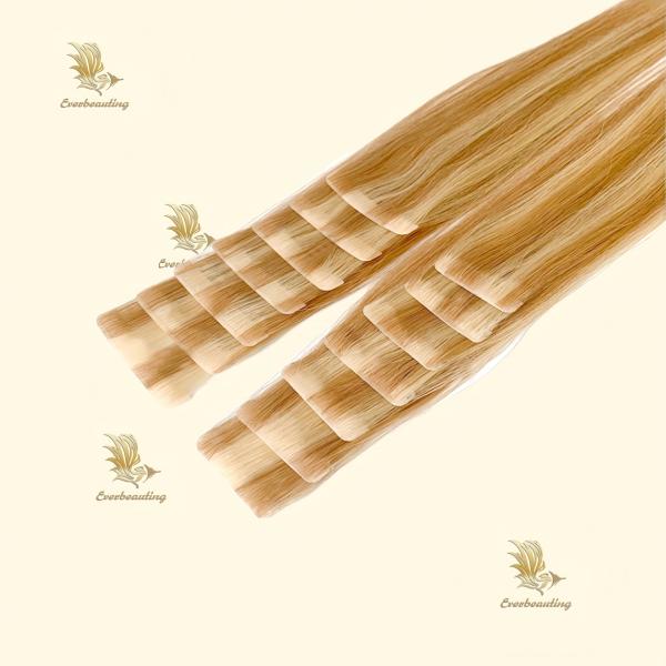 Light Color Invisible Tape Extensions Vendors Shipping Cost and Tangle Free Super Hair