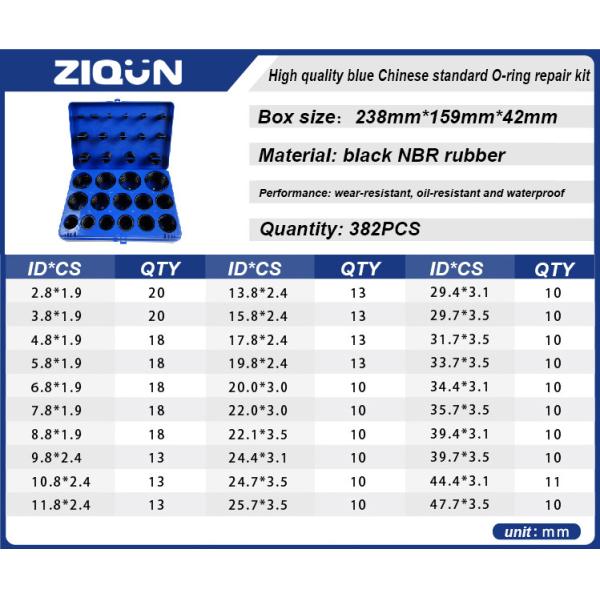 Excavator Forklift China US Japan ROSH Rubber O Rings Kits
