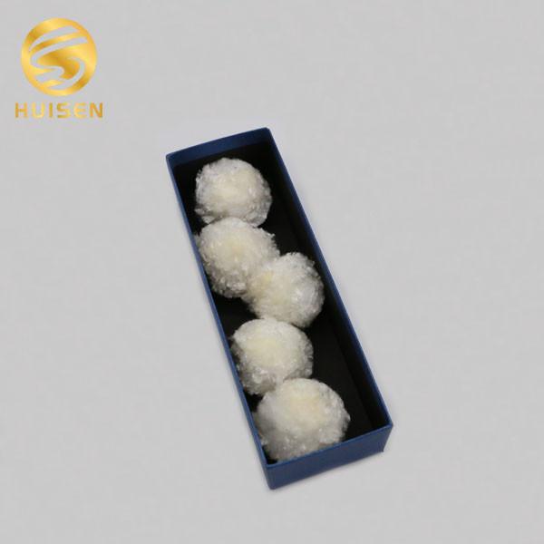 35 - 40mm Modified Yellow Pool Filter Media Balls Oil Field Sewage Treatment