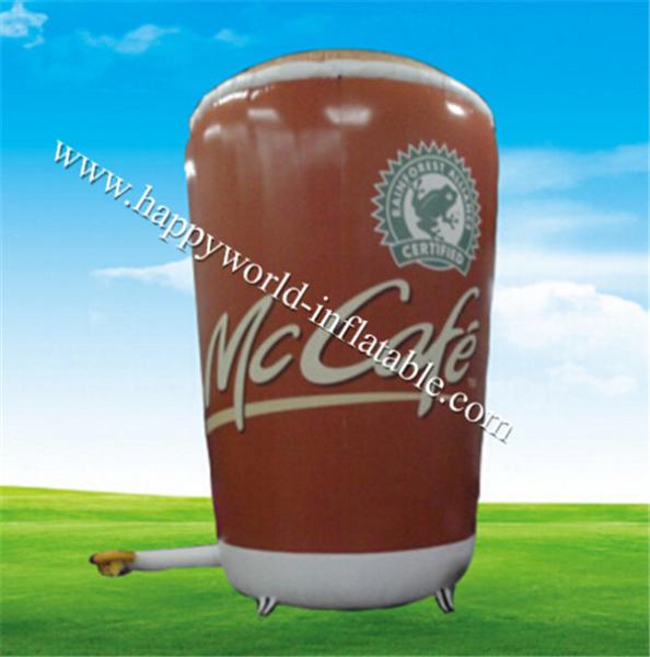 Big inflatavble Mc Cafe cup replica