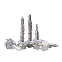 Cabeza de la brida para la auto-perforación de tornillo de punto afilado para la auto-perforación hexagonal de tornillo anticorrosión