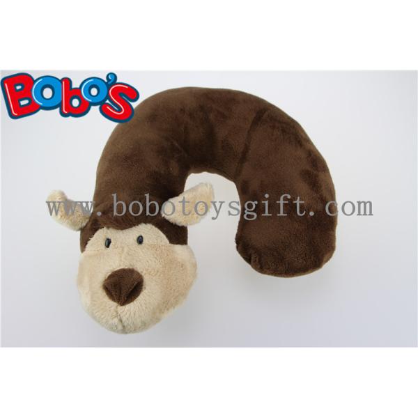 Cute Animal U-Type Neck Travel Plush Pillow Monkey Stuffed Neck Support