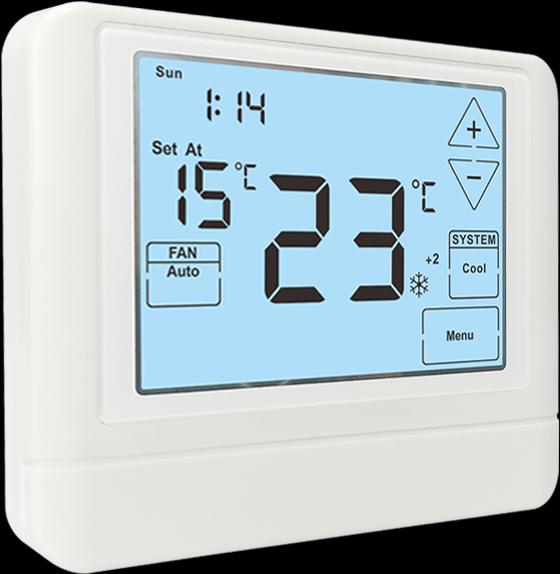 Prenez la température de la salle de contrôle Température de la salle de contrôle chauffage Thermostat ± 1C précision garantie