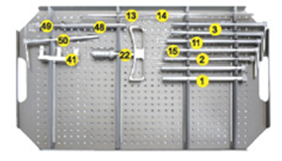 Femur Reconstruction Orthopedic Surgical Tools , Medical Surgical Instrument
