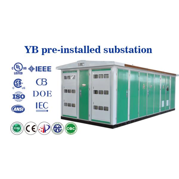 35KV Three Phase Compact Transformer Substation for Solar Plant Combination and Industrial Controls