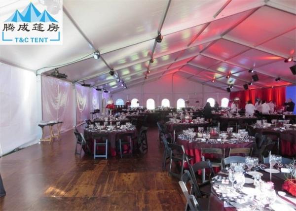 15x30M White Marquee Party Tent For Wedding With Galvanized Steel UV Resistant