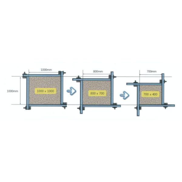 Steel Frame Concrete Column Forms , Rectangular Column Formwork With Plywood
