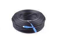 FTTH figuram o conector ótico 200M Black do SC do cabo de remendo da fibra do cabo pendente de 8 planos 2.0*3.0mm