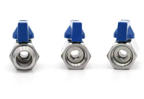 Mini Ball High Pressure Pneumatic Solenoid Valve 1000PSI / PN63