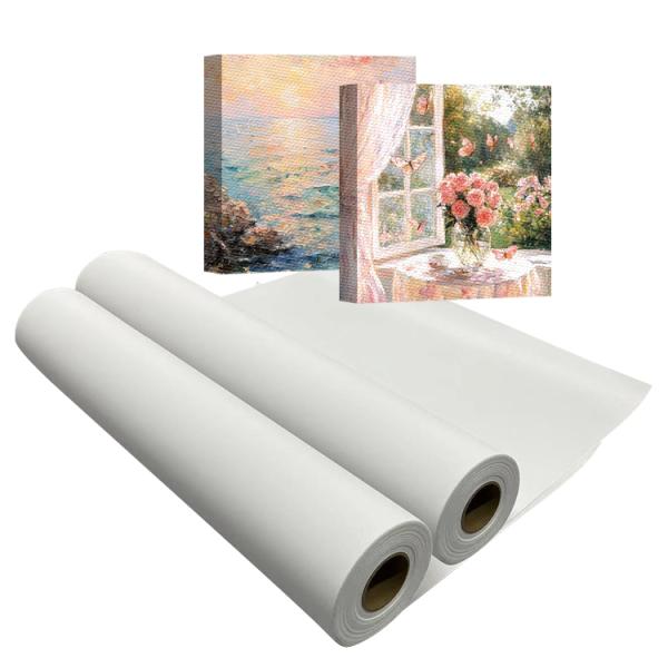 Acid Free 280gsm Matte Polyester Canvas Roll for Eco-Solvent Latex and UV Printers with Multiple Sizes and Free Samples