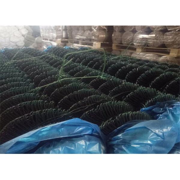 Покрытый Пвк гальванизировал форму отверстия ячеистой сети 25кс25 диаманта загородки сетки звена цепи Мм