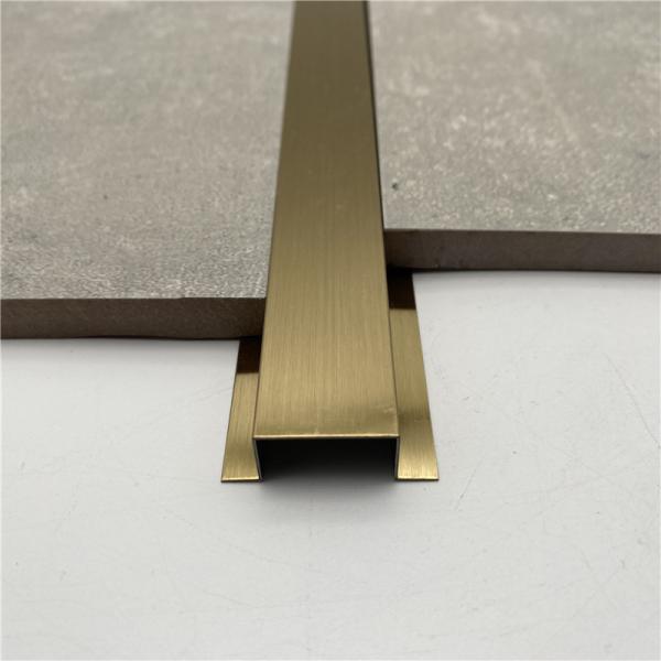 Black Silver Gold Color Floor Metal T Shape Tile Trim