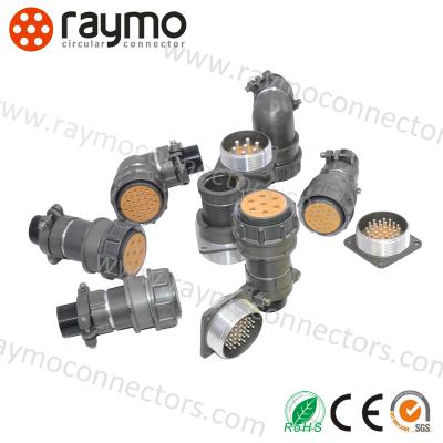 2PM Connector 4-50 Pin Threaded Panel Socket Cable Plug