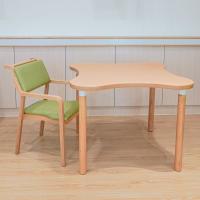 Design moderne Tableau en bois massif en bois pour la réhabilitation à domicile Panneau à manger brun