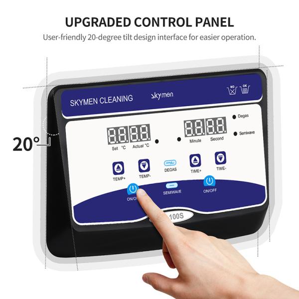 0.8L - el limpiador ultrasónico Benchtop de los portamaletas 38L para las piezas del coche de disco de vinilo del PWB impresión la cabeza