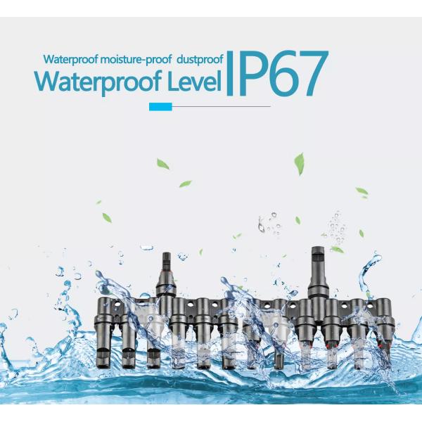 MC4 1000V DC T Branch Solar Panel Male Female Connectors Moistureproof