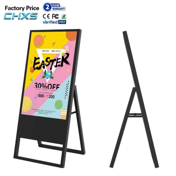 CHXS 43-Inch Vertical Capacitive Smart Touch Screen Kiosk 4K Indoor Advertising Player Display HD LCD Digital Shopping Malls