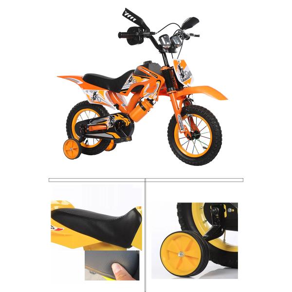 CCC сертифицированный 12-дюймовый детский велосипед имитация Мотоцикл дизайн мальчиков детский велосипед