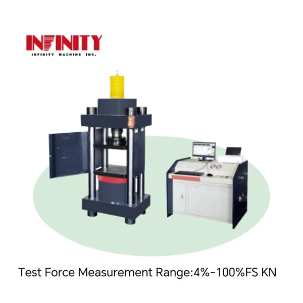 Micro Electro Hydraulic Servo Compression Testing Machine With Real Time Test Curve Display Weight 1200