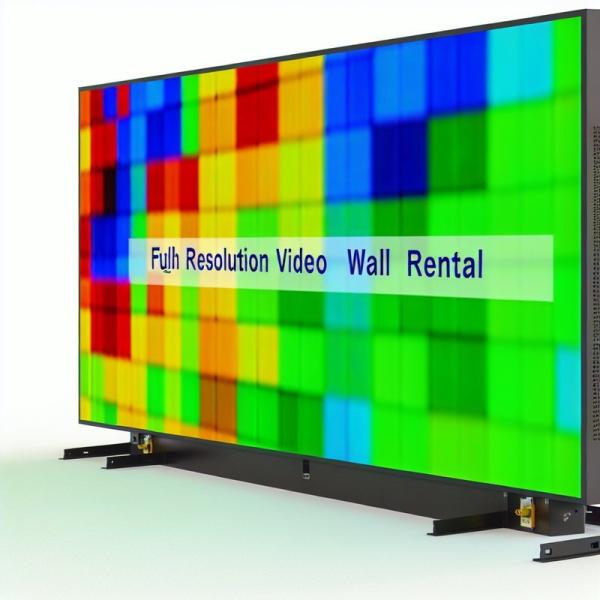 High Resolution Video Wall Rental LED Screen Full Color Display with 140° Viewing Angle and Performance