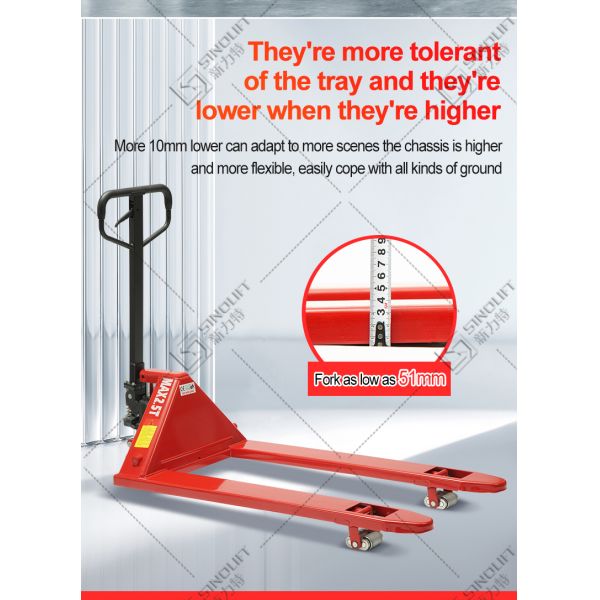 SINOLIFT NPSL Series Low Profile Hydraulic Hand Pallet Jack