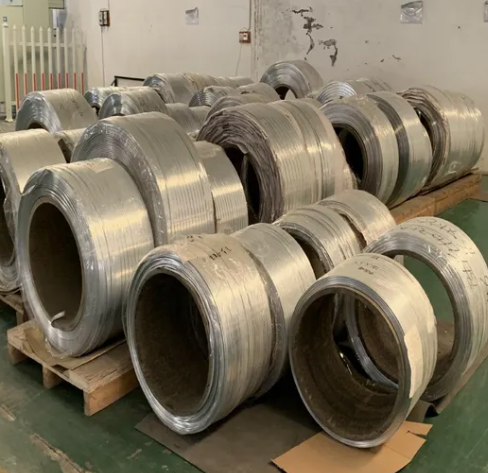 3003-H14 Alloy Coil Tube Aluminum Pipe With 9.52mm OD And 0.8mm Wall For Heat Exchanger Refrigeration