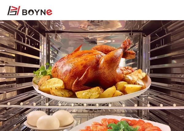 Commercial Kitchen Cooking Equipment 20 Layers Stainless Steel Touch Screen Version Electric  Combi Oven