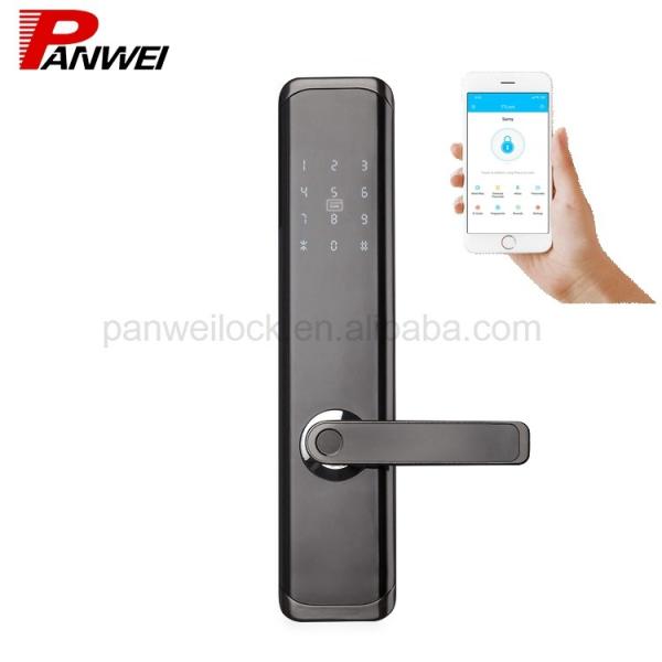 TT Lock Fingerprint Scanner Door Lock Support Password Card Key Open / APP Lock