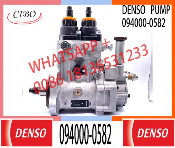 Bomba de combustível de motor diesel de escavadeira PC1250-8 Bomba de injeção de combustível de motor SAA6D170E-5 Peças Bomba de injeção de combustível 094000-0582