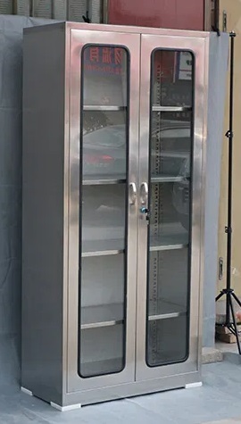 Armoire médicale en acier inoxydable ODM, meubles de rangement