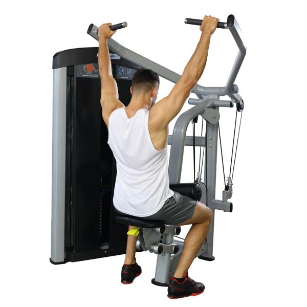 Body Building Workout Lat Pulldown and Low Row Machine for Strength Fitness Training