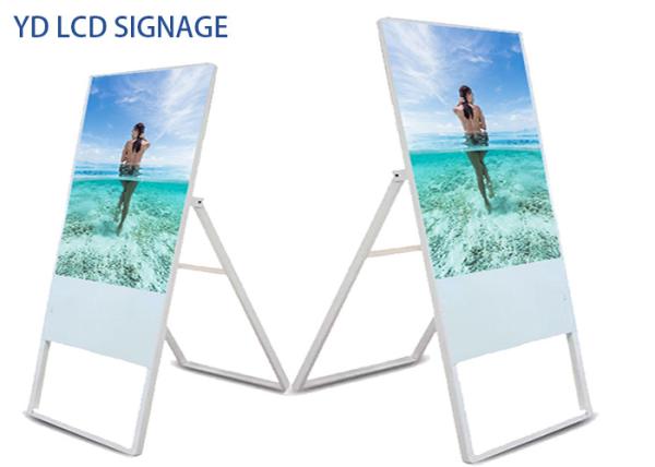 Indoor Portable Floor Standing Lcd Advertising Display 47/49 Inch LCD Poster Screen