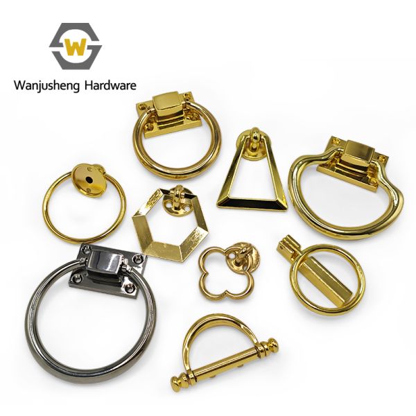 Minimalist Style Cabinet Pulls Round Ring Door Handles Furniture Hardware Accessories for Cabinet Doors and Drawers