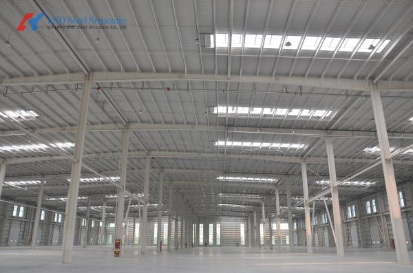 Q355B Steel Structure Industrial Warehouse Hangar with High Strength Bolts