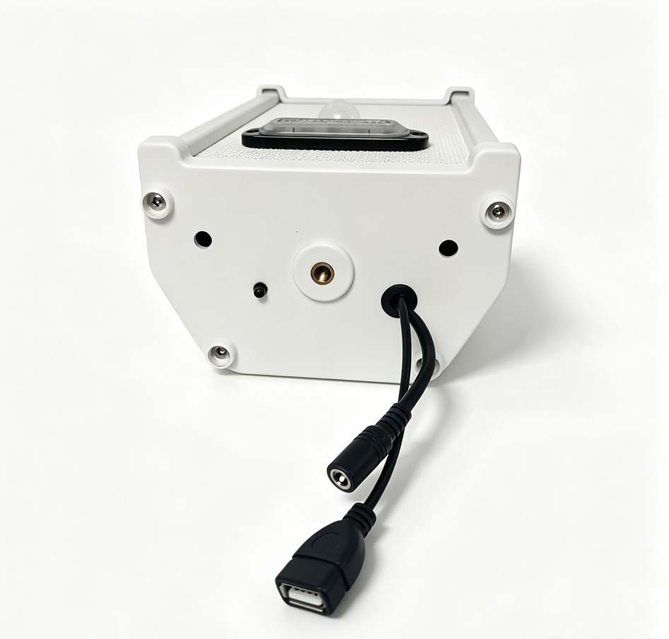 10W IP44 Waterproof Speaker Aluminum Material  10W Infrared Sensor Column Speaker with Voice Broadcast Function OEM ODM