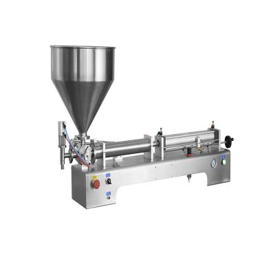 Máquina de preenchimento duplo de pasta e líquido para embalagens de restaurantes