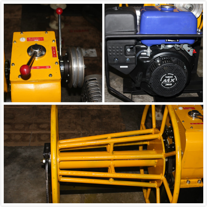 Кабель двигателя нефти Yamaha 3 тонн вытягивая машину ворота с тросовым роликом для сбывания