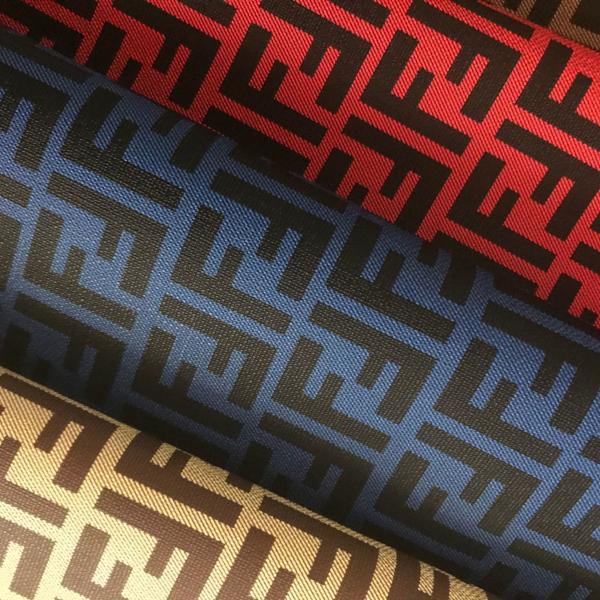 Imprimido de doble letra F PVC Bolsas de cuero falso Bolso de bolsillo de la cartera de teléfono caja de paquete de regalo caja de tela de cuero