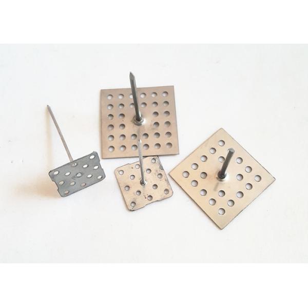 Zinc Plated Perforated Metal Base Insulation Anchor Pins