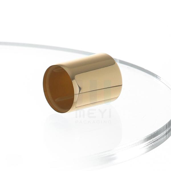 Luxury Fragrance Bottle Caps Crimp Version Aluminum Gold Silver CE / Rohs Standard
