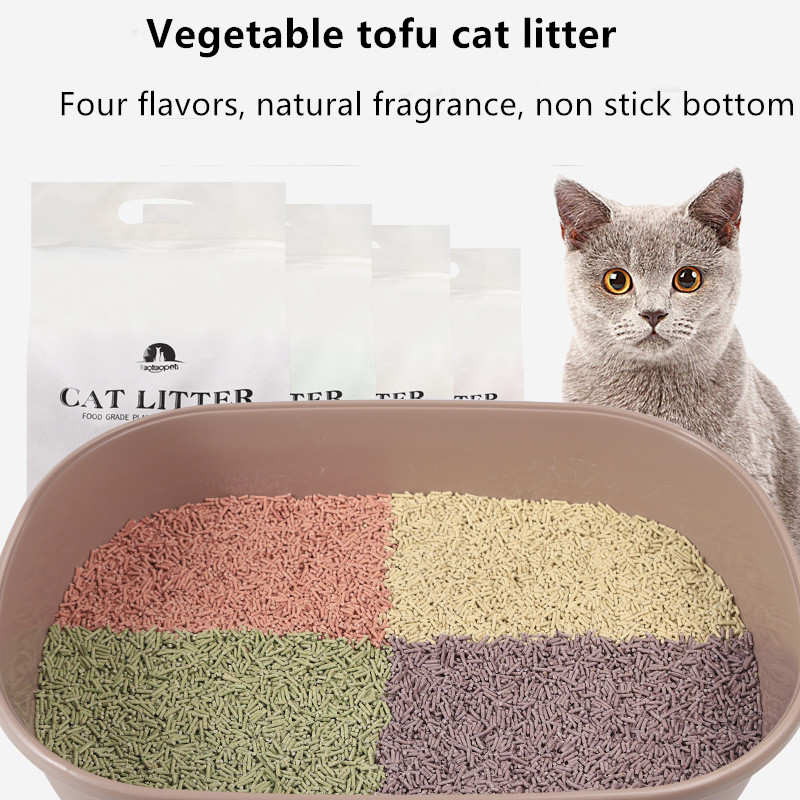 Дезодорировать вкуса сора кота 6L тофу Multi Degradable
